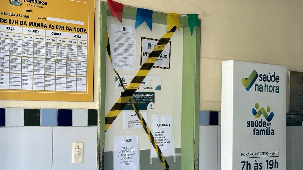 Mofo, condições insalubres e falta de enfermeiro: Coren-CE interdita salas de posto de saúde em&nbsp;Fortaleza